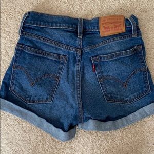 Levi’s high waisted Jean shorts